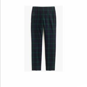 J. Crew Cropped Black Watch Tartan Pants, 14